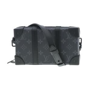 LOUIS VUITTON Soft Trunk Wallet Long coin wallet purse Monogram Eclipse Black